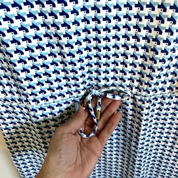 J.McLaughlin Geometric Pattern 3/4 Sleeve dress - Picture 6 of 8